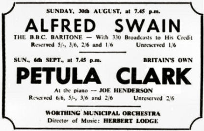 Newspaper advert