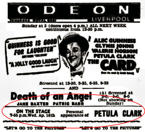 Newspaper advert