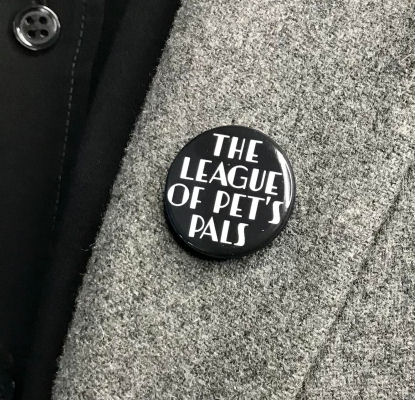 The League of Pet's Pals button badge