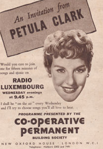 From the archive: Advert for Radio Luxembourgh series 1956